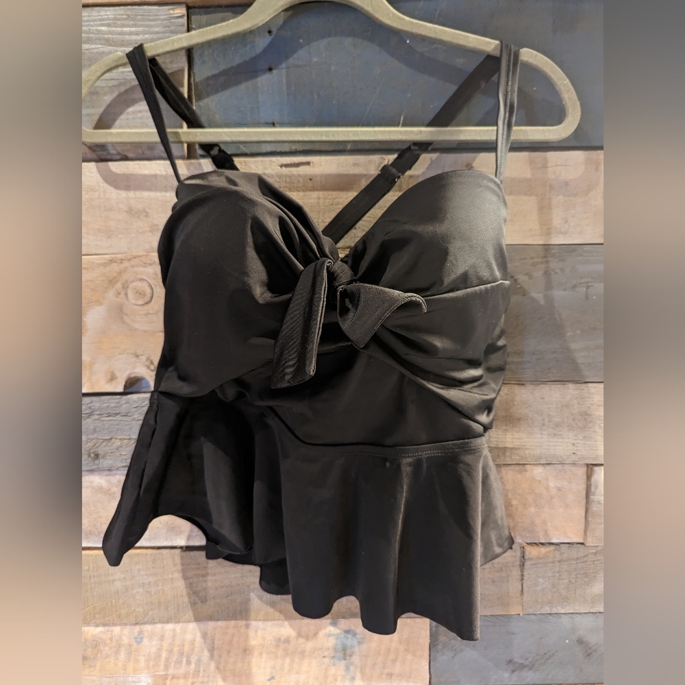 Torrid peplum tankini top